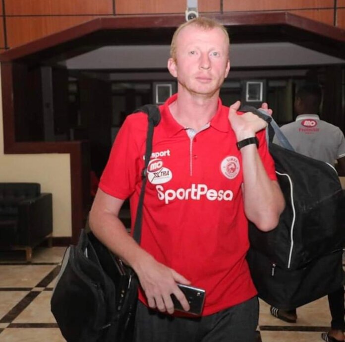 24 hours after guiding the team to the CAF champions league group stage , coach Sven Vandenbroeck resigned.