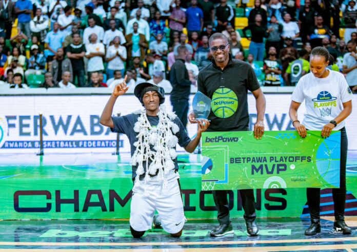 In addition to getting the championship he has craved, Nshobozwabyosenumukiza was named Betpawa Playoffs MVP after APR defeated the reigning champions REG BBC 80-68 in Game 4 at BK Arena, to claim the 14th record title