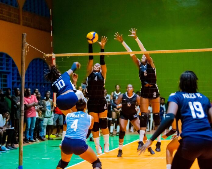 APR Women Volleyball Club comfortably outmatched Police